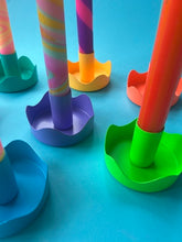 Load image into Gallery viewer, Green Colour Pop Wavy Candle Holder