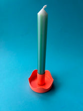 Load image into Gallery viewer, Orange Colour Pop Wavy Candle Holder