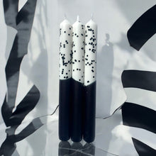 Load image into Gallery viewer, CRUELLA Dip Dye Dinner Candle Trio
