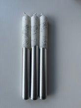 Load image into Gallery viewer, MIRRORBALL Dip Dye Dinner Candle Trio