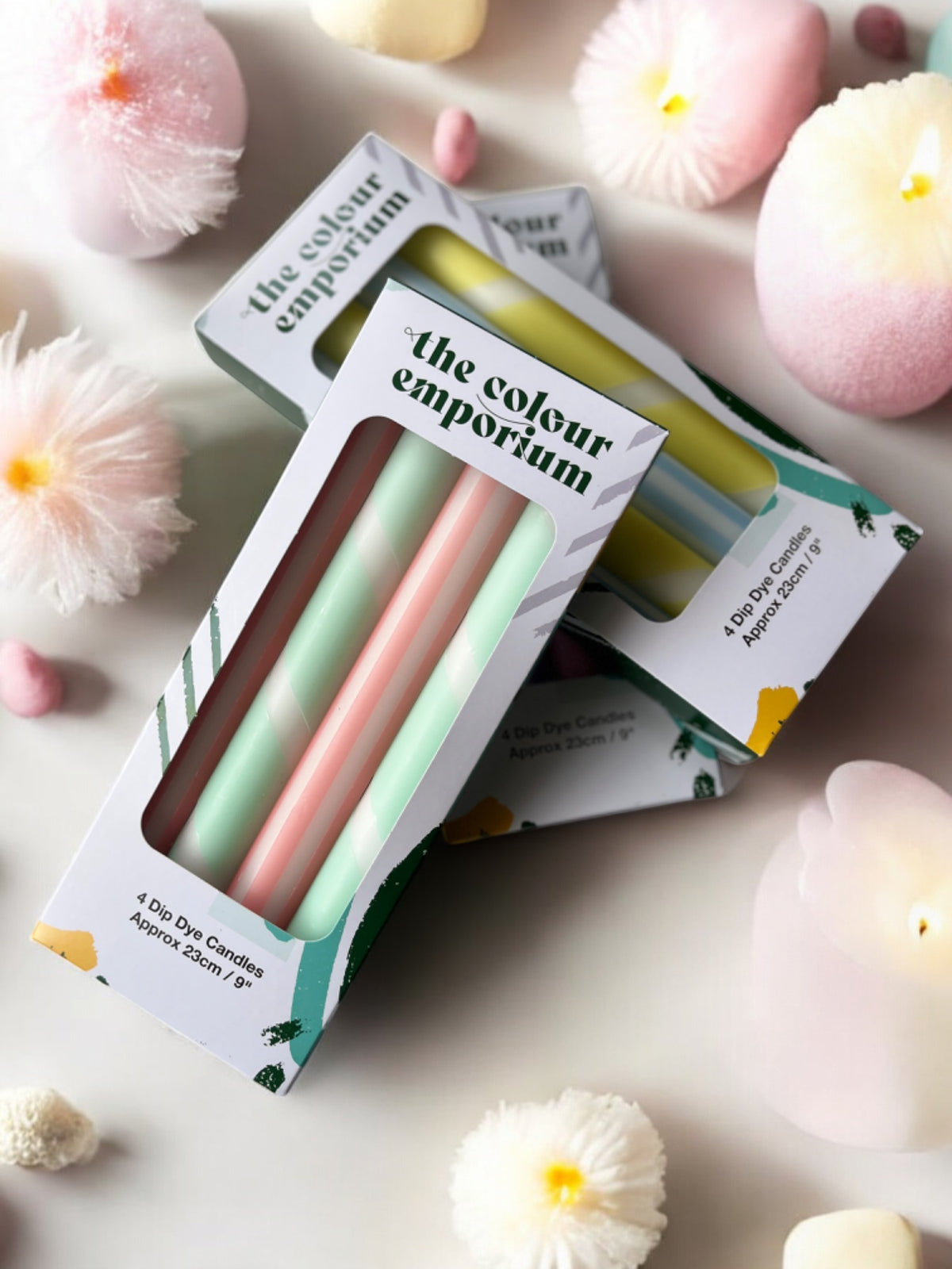 CORAL & MINT STRIPE MIX 4 PACK