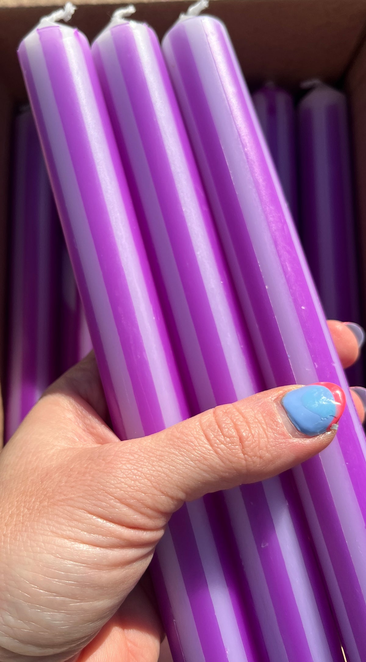 LAVENDER & VIOLET PINSTRIPE