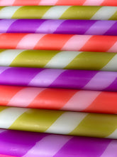 Load image into Gallery viewer, RETRO DINING Dip Dye Dinner Candles Trio