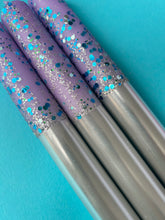 Load image into Gallery viewer, WINTER WHIMSY Dip Dye Dinner Candle Trio