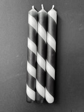 Load image into Gallery viewer, DARK MOON Dip Dye Dinner Candle Trio