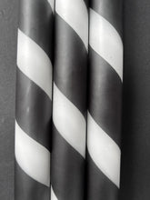 Load image into Gallery viewer, DARK MOON Dip Dye Dinner Candle Trio