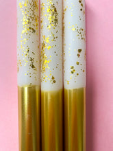 Load image into Gallery viewer, ANGEL WINGS Dip Dye Dinner Candle Trio