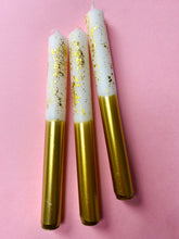 Load image into Gallery viewer, ANGEL WINGS Dip Dye Dinner Candle Trio