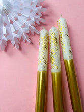 Load image into Gallery viewer, ANGEL WINGS Dip Dye Dinner Candle Trio