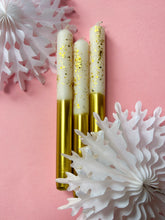 Load image into Gallery viewer, ANGEL WINGS Dip Dye Dinner Candle Trio