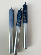 Load image into Gallery viewer, STARRY STARRY NIGHT Dip Dye Dinner Candle Trio