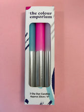 Load image into Gallery viewer, JEWEL NOEL Dip Dye Dinner Candle Trio