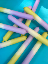 Load image into Gallery viewer, MINT POTION Dip Dye Dinner Candle Trio
