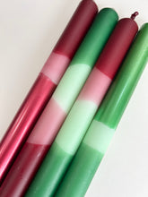 Load image into Gallery viewer, FIR BERRIES Dip Dye Dinner Candle set of 4