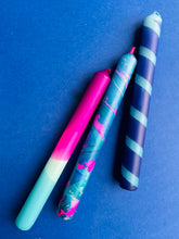 Load image into Gallery viewer, CROMABLEND Dip Dye Dinner Candles Trio