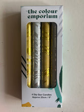 Load image into Gallery viewer, METALLIC MARBLED FOIL - Champagne and Snow Set of 4 or 6