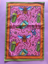 Load image into Gallery viewer, Beautiful Bugs Tea Towel