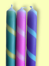 Load image into Gallery viewer, VIVID FUSION Dip Dye Dinner Candles Trio