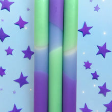 Load image into Gallery viewer, VIBRANT TWILIGHT - Dip Dye Dinner Candle Trio