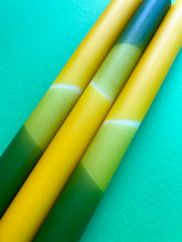 Load image into Gallery viewer, LEMONS AND LIMES - Dip Dye Dinner Candle Trio