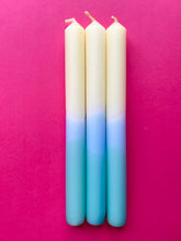 Load image into Gallery viewer, SPRING FLING Dip Dye Dinner Candles Trio
