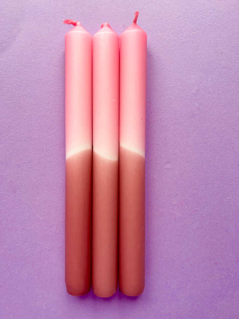 MULBERRY COULIS Dip Dye Dinner Candle