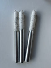 Load image into Gallery viewer, MIRRORBALL Dip Dye Dinner Candle Trio
