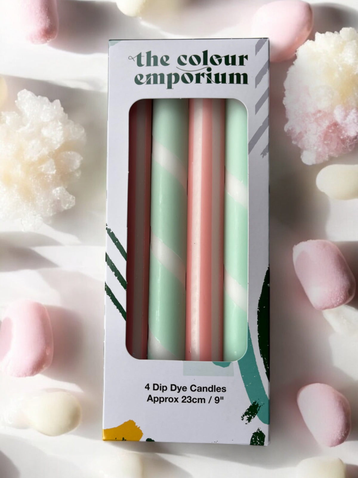 CORAL & MINT STRIPE MIX 4 PACK