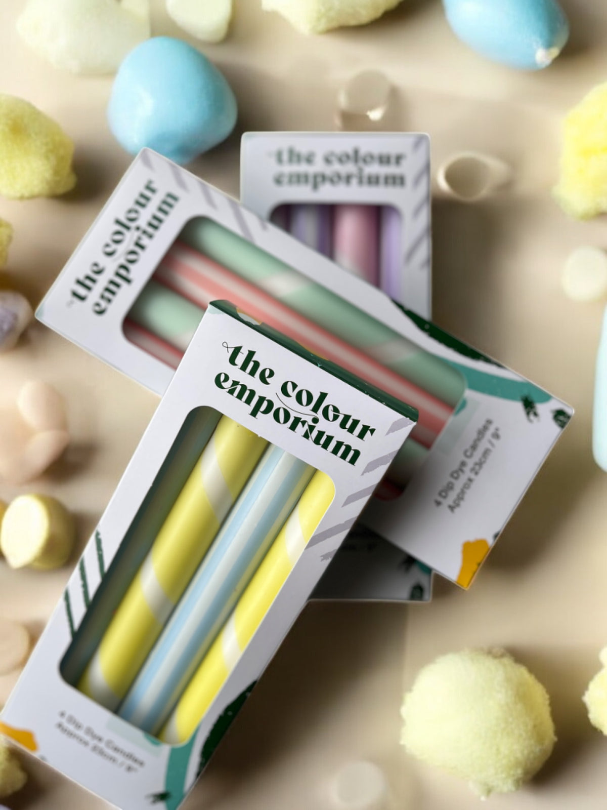 YELLOW & BLUE STRIPE MIX 4 PACK
