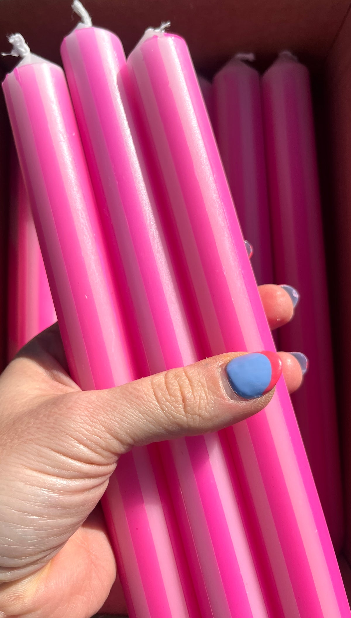 MAGENTA & ROSE PINSTRIPE