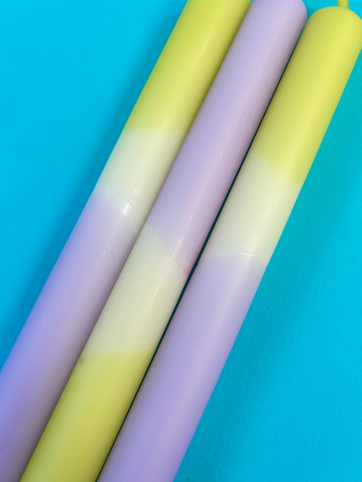 MINT POTION Dip Dye Dinner Candle Trio