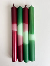 Load image into Gallery viewer, FIR BERRIES Dip Dye Dinner Candle set of 4
