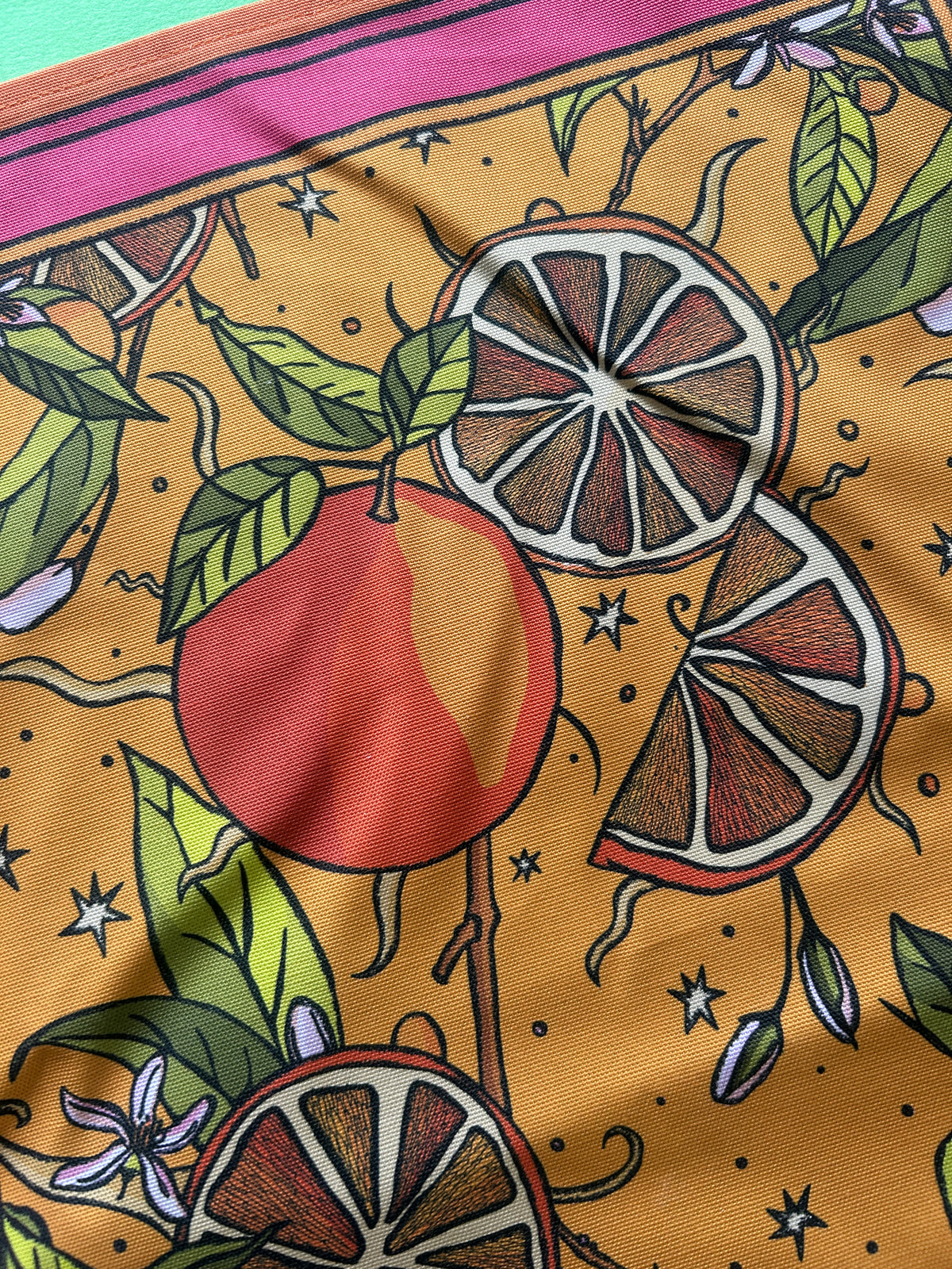 Juicy Oranges Tea Towel