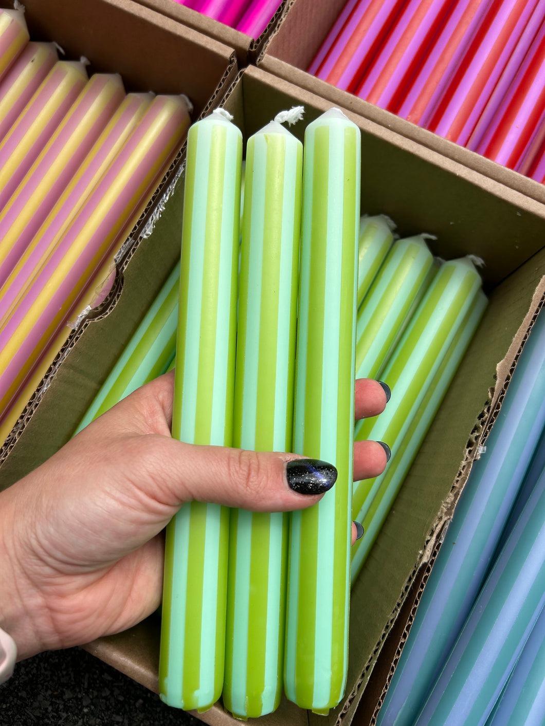 MINT & LIME PINSTRIPE