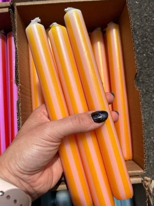 PINK & YELLOW PINSTRIPE