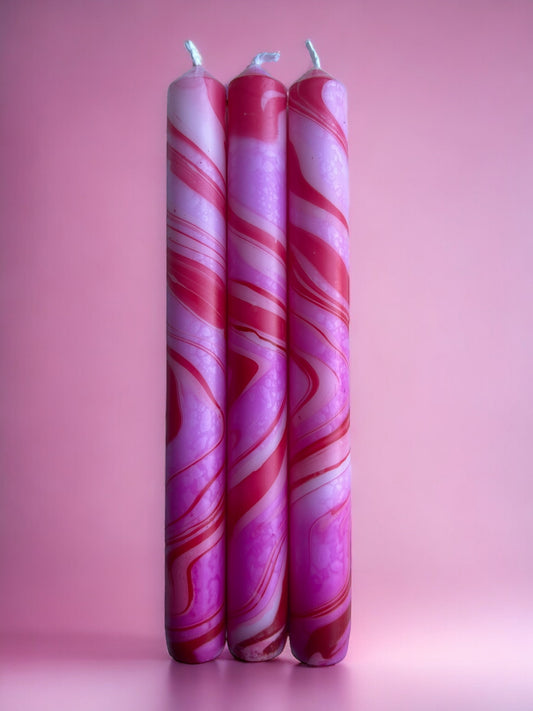 MAGENTA EMBRACE -  MARBLED