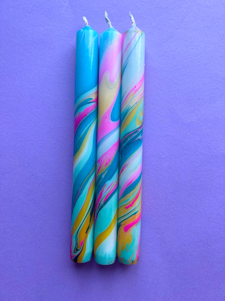 PAINTED -  MARBLED