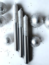 Load image into Gallery viewer, MIRRORBALL Dip Dye Dinner Candle Trio
