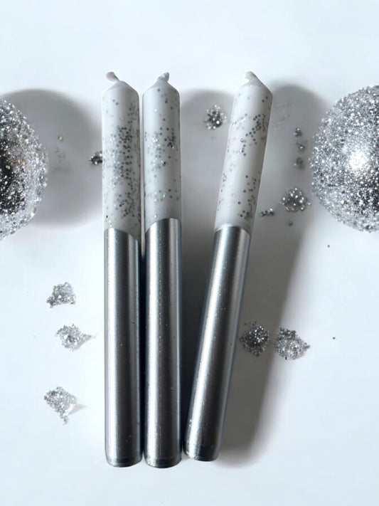 MIRRORBALL Dip Dye Dinner Candle Trio
