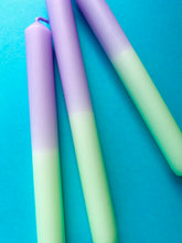 Load image into Gallery viewer, PASTEL PERFECT Dip Dye Dinner Candles Trio
