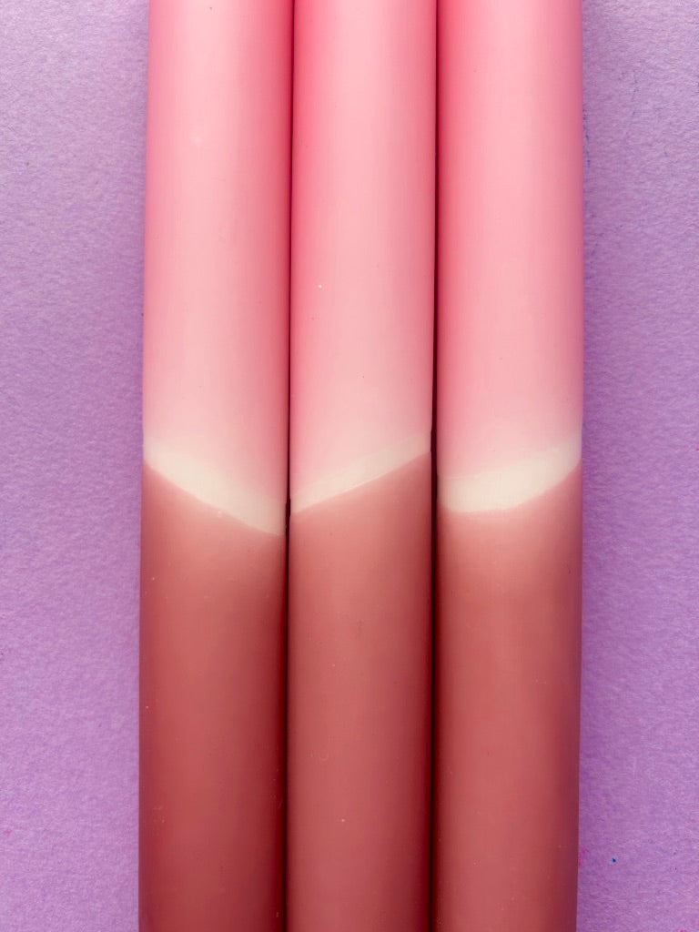 MULBERRY COULIS Dip Dye Dinner Candle