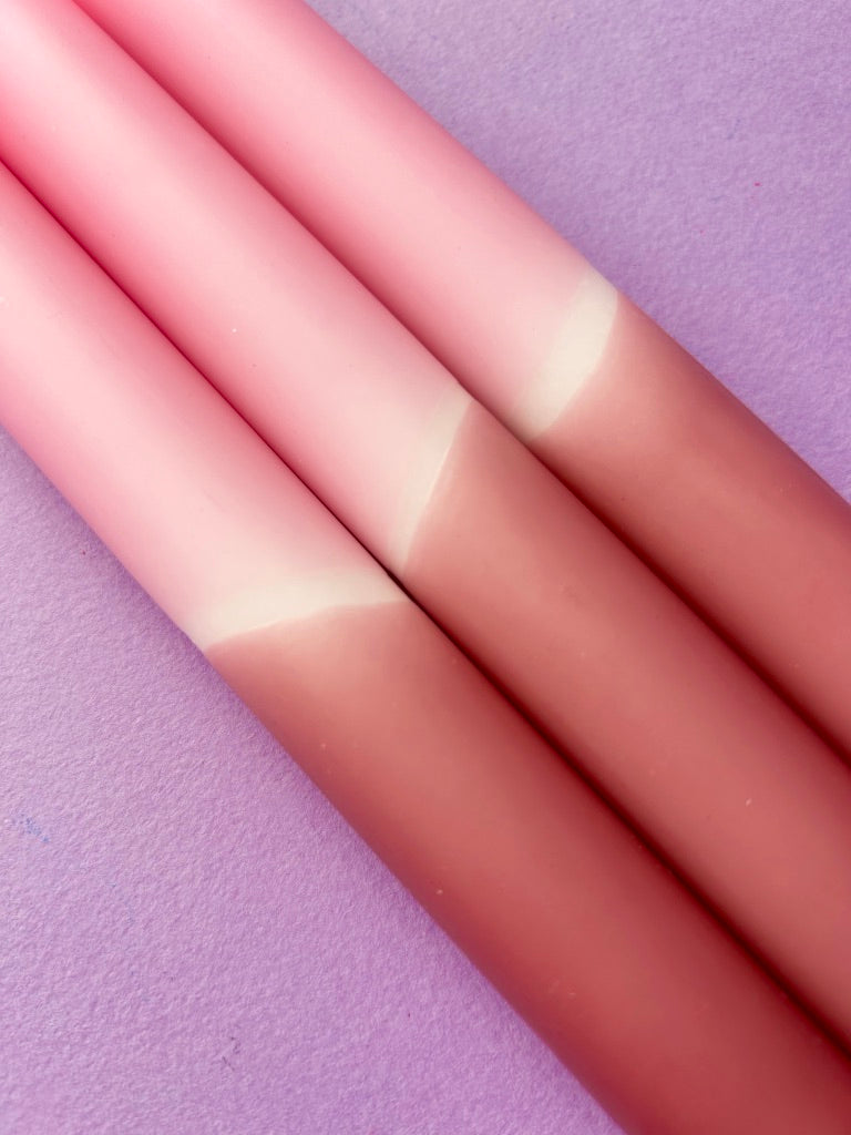 MULBERRY COULIS Dip Dye Dinner Candle