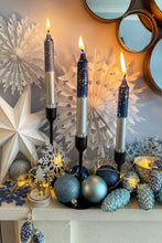 Load image into Gallery viewer, STARRY STARRY NIGHT Dip Dye Dinner Candle Trio

